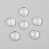 Transparent Glass Cabochons X-GGLA-R026-12mm-3