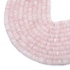 Frosted Natural Rose Quartz Beads Strands G-K389-C06-01-3