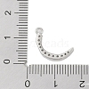Rack Plating Brass Micro Pave Clear Cubic Zirconia Pendants KK-A224-03N-P-3