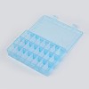 Plastic Removable Bead Containers LS-CON-WH0070-84B-2