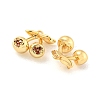 Brass Micro Pave Cubic Zirconia Pendants LS-KK-K369-01G-01-2