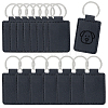 16Pcs Rectangle PU Leather Keychains KEYC-DC0001-45A-1