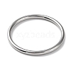 304 Stainless Steel Simple Plain Band Finger Ring for Women Men RJEW-F152-01H-P-2