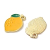 Fruit Alloy Enamel Charms PALLOY-S058-01LG-13-2
