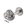 304 Stainless Steel Threadless Labret Stud WG47083-03-1