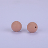 Round Silicone Focal Beads SI-JX0046A-111-2