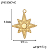 304 Stainless Steel Pendants X-STAS-OY008-30G-2