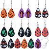 DIY Halloween Teardrop Iron Dangle Earrings Making Kit DIY-SC0025-65-1