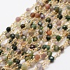 3.28 Feet Faceted Round Natural Agate Handmade Beaded Chains X-CHC-L034-25-NR-1