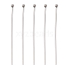 Tarnish Resistant 304 Stainless Steel Ball Head Pins STAS-K146-045-40x0.7mm-1