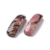 Natural Rhodonite Connector Charms G-D460-02D-3