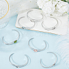 8Pcs 304 Stainless Steel Bracelets Setting Making MAK-SC0001-28-4