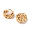 Brass Micro Pave Cubic Zirconia Charms KK-B102-25G-2