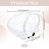 Polyester Mesh Veil Hair Bands OHAR-WH0021-63A-2