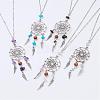 Alloy Pendant Necklaces NJEW-JN01820-1