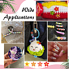 360Pcs 12 Colors Opaque Resin Cabochons RESI-PH0002-68-5