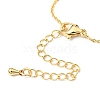 Brass Cable Chain Necklaces Making MAK-L025-05G-3