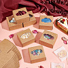 Kraft Paper Gift Box CON-WH0078-29A-4