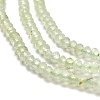 Natural Prehnite Beads Strands G-B107-D03-01-4