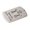 Non-Tarnish 304 Stainless Steel Pendants LS-STAS-C098-01I-P-2