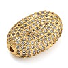 Rack Plating Brass Micro Pave Cubic Zirconia Charms KK-G513-74A-02G-2