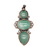 Retro Natural Aventurine Pendants PW-WG7292F-20-1