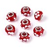 Handmade Lampwork European Beads LAMP-Q029-03A-1