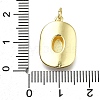 Brass Enamel Pendants KK-K400-20G-02-3