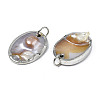 Natural White Shell Pendants SHEL-S278-073-4