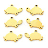 PVD Vacuum Plating 304 Stainless Steel Charms STAS-N092-30G-1