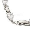 Brass Micro Pave Cubic Zirconia Necklaces NJEW-H027-01P-01-3