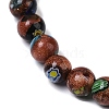 Handmade Millefiori Lampwork Beads Strands LAMP-G166-12D-3