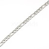 Tarnish Resistant Fashionable Matte 304 Stainless Steel Figaro Chain Necklaces for Men X-STAS-A028-N017MP-2