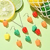 20Pcs 4 Colors Resin Imitation Vegetable Pendants RESI-YW0001-59-6