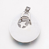 Natural Paua Shell Pendants KK-F751-E03-3