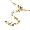 Butterfly Light Gold Brass Micro Pave Cubic Zirconia Pendant Necklaces NJEW-E105-04KCG-3