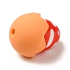 Easter Eggshell Food Grade Eco-Friendly Silicone Focal Beads LS-SIL-Q022-06C-2