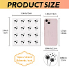 8 Sheets Plastic Waterproof Self-Adhesive Picture Stickers DIY-WH0428-059-2