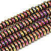 Electroplate Non-magnetic Synthetic Hematite Beads Strands G-T061-42D-1