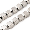 Electroplate Glass Beads Strands EGLA-F166-03A-P-1