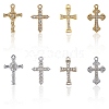 32Pcs 8 Styles Alloy Rhinestone Pendants FIND-SC0016-43-2