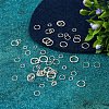 Kissitty 100Pcs 5 Style 925 Sterling Silver Open Jump Rings STER-KS0001-02-6