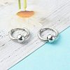 304 Stainless Steel Huggie Hoop Earrings EJEW-JE04555-01-2