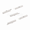 Brass Slide On End Clasp Tubes LS-KK-P031-12P-1