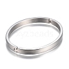 Tarnish Resistant 304 Stainless Steel Bangles STAS-I166-36B-2