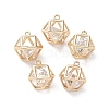 Brass Cubic Zirconia Pendants ZIRC-TAC0002-002-1