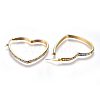 201 Stainless Steel Hoop Earrings EJEW-A055-05G-2