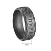 Viking Rune Titanium Steel Finger Rings for Men WGDF4AB-54-2