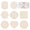 Wood Hair Clip Display Cards ODIS-BC0001-19A-1