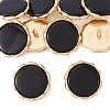 10Pcs Alloy Resin Shank Buttons BUTT-TA0001-36A-1